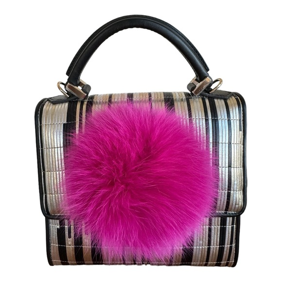 Authentic Les Petits Joueurs Mini Alex Bunny Top Handle Handbag (Made in Italy) - Picture 1 of 8